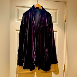 Free People Velvet Blazer
